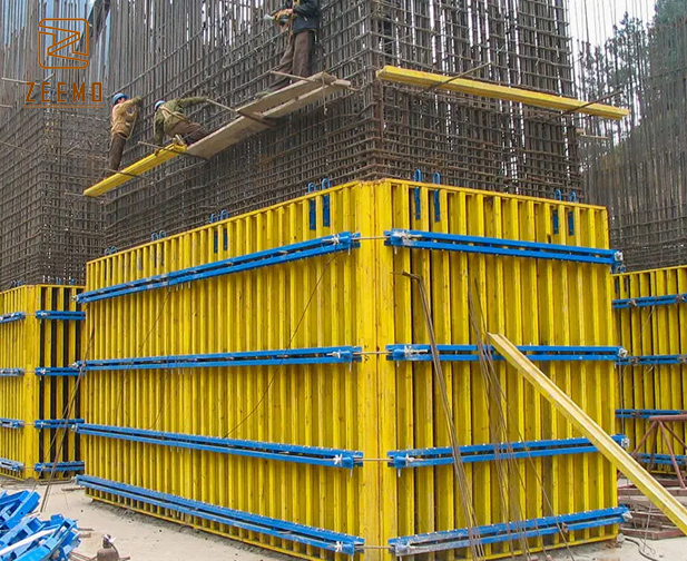 Zeemo H Timber Beam Concrete Adjustable Column Formwork From China